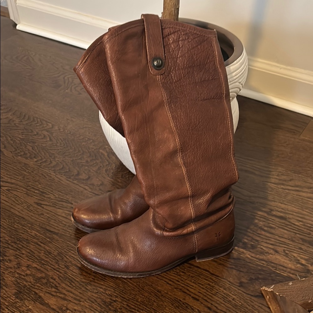Frye Brown Riding Boots, 6. Still lots of wear left in them!